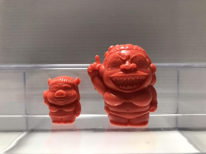 バンダイ　ターちゃん消しゴム　箱　キャラクター　キン消し Amazon | ジャングルの王者ターちゃん 消しゴム ヂェーン2